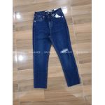 Jean Z-R Lưng Cao Dài 75cm Rách Gối Chất Dày Dặn Co Giãn Tốt - 2968
