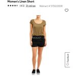 Quần Short Cisono Linen - 3091