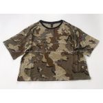 Áo Croptop F21 Vằn Hoạ Tiết Cotton Thun 2 Chiều Dày Dặn - 3332