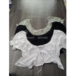 Áo Croptop Fashion Nova Tay Cánh Tiên Cột Nơ Ngực - 3244
