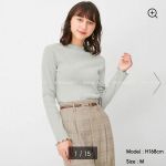Áo Thun Len URBANITY Cổ Tròn Tay Dài Lai Sóng 2 - 3233