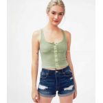 Áo Thun Sát Nách AÉRO Xanh Bơ - 3295