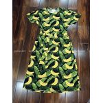Đầm LULAROE Chuối Nền Đen - 3299
