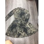 Đầm Thun EST 1892 Đen Họa Tiết - 3092