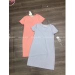 Đầm Thun Pink Rose Cổ Tim - 3198