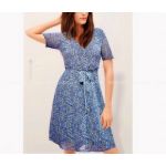 Đầm WAREHOUSE Cổ Tim Thắt Nơ Eo Form Châu Á - 3217