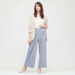 Quần Tây U N Q Ống Suông Lưng Cao - 3300