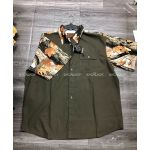 [SALE] Áo Sơ Mi Nam Big Size Legendary Kaki Mỏng - Size XXL 90-105kg