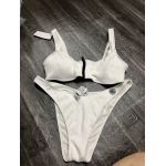 [SALE] Set Bikini F21 Trắng Gân