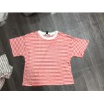 Áo Croptop F21 Sọc Đỏ Trắng - 3435