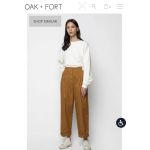 Áo Hoodie Tay Dài Oak+Fort Cotton Lớp Bố Trong Lỗi Nhãn + Dơ Nhẹ - 3407
