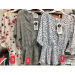 Áo SIENNA SKY Voan Still 3 Nút Tay Cánh Tiên Bo Eo - 3358