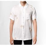 Áo Sơ Mi Nam TBJ NEARBY Trắng In Cây Dừa - 2917