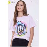 Áo Thun F21 UNISEX 48-75kg Cotton 4 Chiều In Hình Vịt Donald - 3369