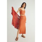 Set Croptop Váy Midi Xẻ Lai FP Beach Cam Đất - 2022