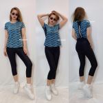 Áo Thun Nữ DAS Thun Thể Thao Phối Lưới In Chữ - 3612