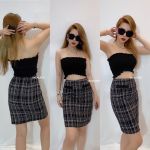Chân Váy G Cty Hủy Nhãn Chính + Sườn Vải Bố 2 Lớp - 3600