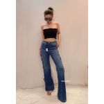 Quần Jeans Ống Loe SPEAKPEEK Nút Sắt Jeans Co Dãn - 3553