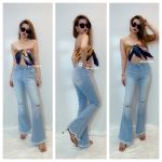 Quần Jeans Ống Loe YMI Wash Màu Ngẫu Nhiên - 3579