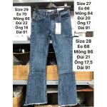 Quần Jeans ZR Ống Loe Tua Rua - 3561