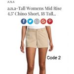 Quần Short Kaki ANA (Unisex) - 3559