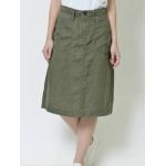 [SALE] Chân Váy Midi Chữ A Kaki Xuất Nhật