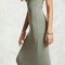 Đầm Thun Maxi F21 Sát Nách Đan Dây Ngực-0608