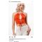 Áo Croptop Yếm Cột Dây Xẻ Ngực Heart And Hip - 4016