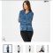 Áo Hoodie Nữ Cổ V Cotton Nhiệt CUDDLE DUS Xuất Úc - 3074