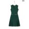 Đầm Yvest Rose Chất Liệu Vải Tây Cao Cấp Xanh Rêu - 3066