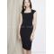 Đầm Body Tây Kaki Dorothy Perkins Đen Cổ Vuông Dây Kéo - Size 2/US 45-48k - 2805
