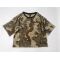 Áo Croptop F21 Vằn Hoạ Tiết Thun Cotton 2 Chiều Dày Dặn - 3332