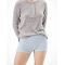Quần Biker American Eagle Nút Lưng Thấp Xanh Dương Nhạt - Size XS - 3345